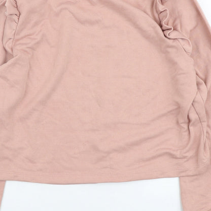 Womens UK Size 12 Disney Pink Pullover Sweatshirt
