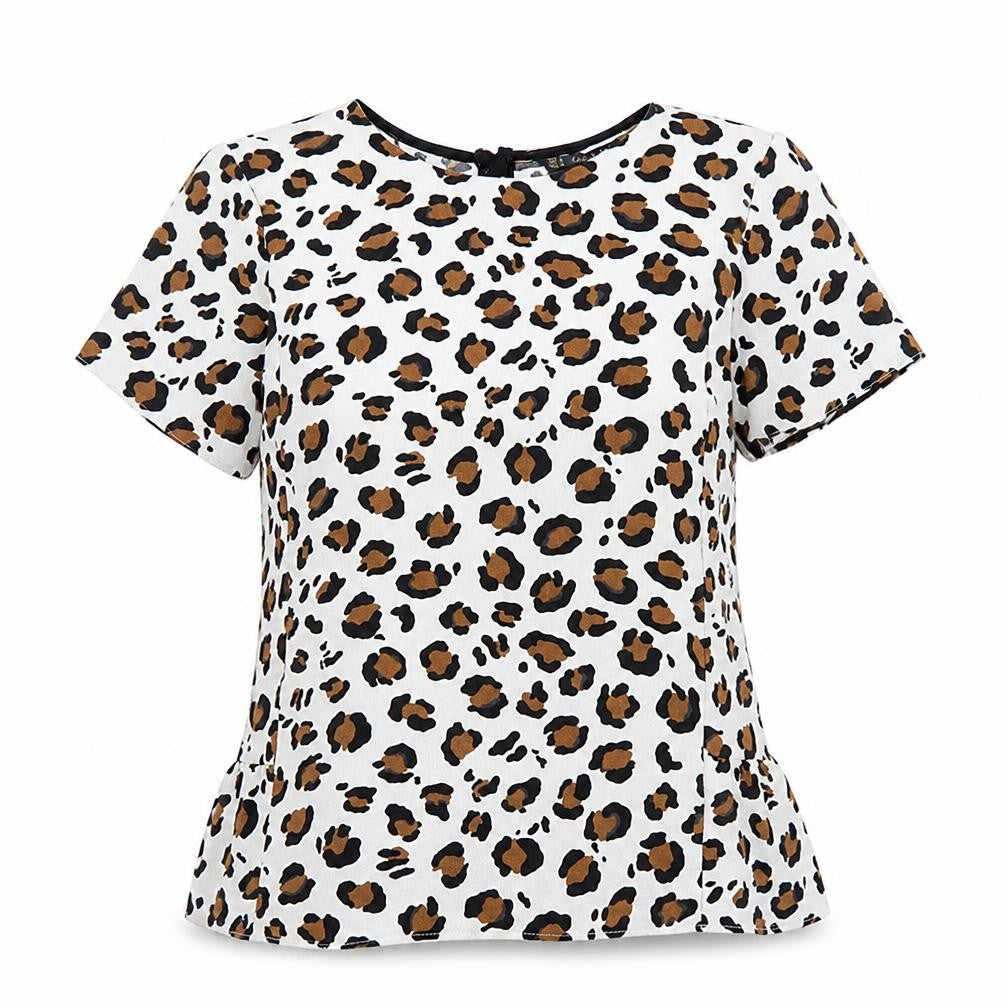 Womens UK Size M Zara White Basic T-Shirt