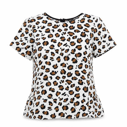 Womens UK Size M Zara White Basic T-Shirt