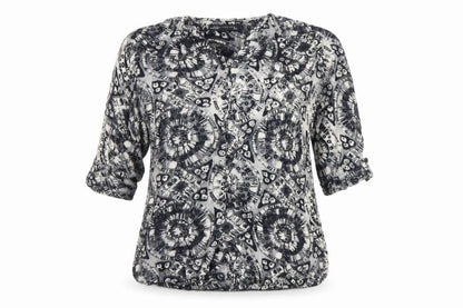 Womens UK Size L Zara Black Basic Blouse