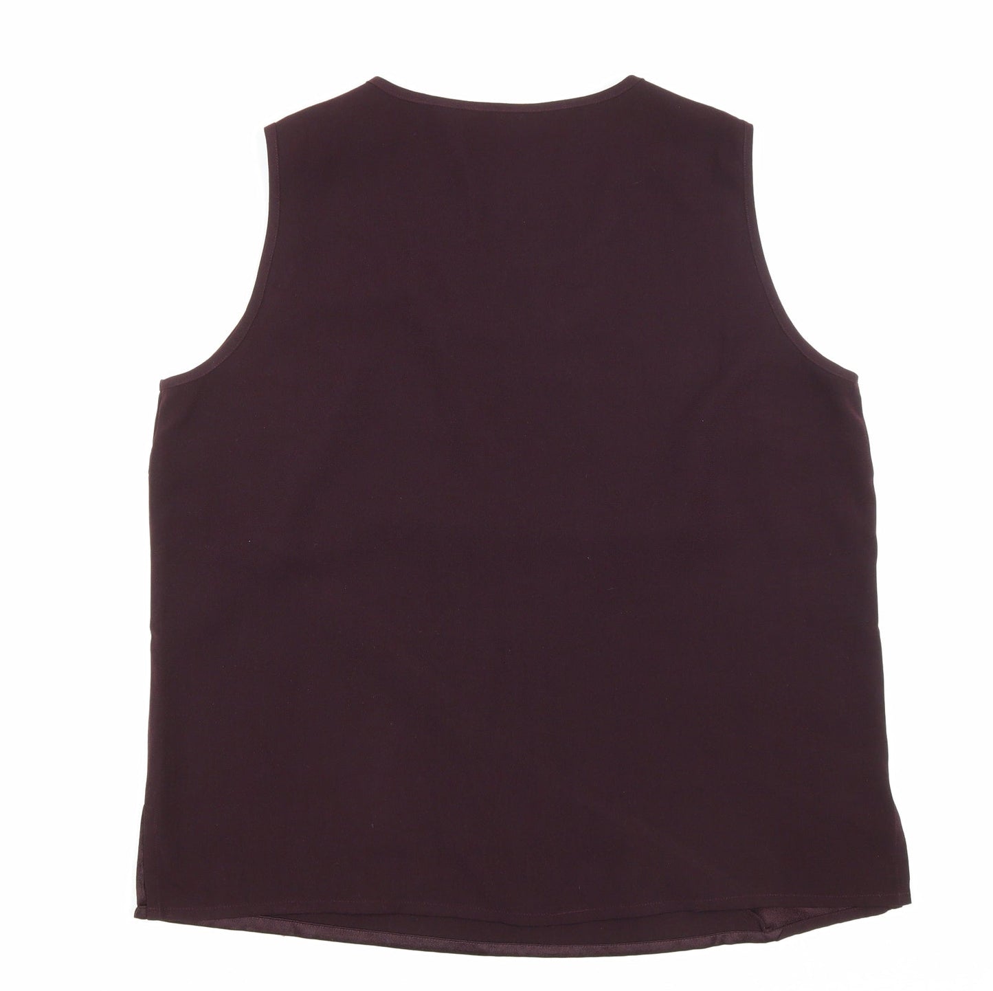 Womens UK Size 20 Kaleidoscope Purple Basic Tank