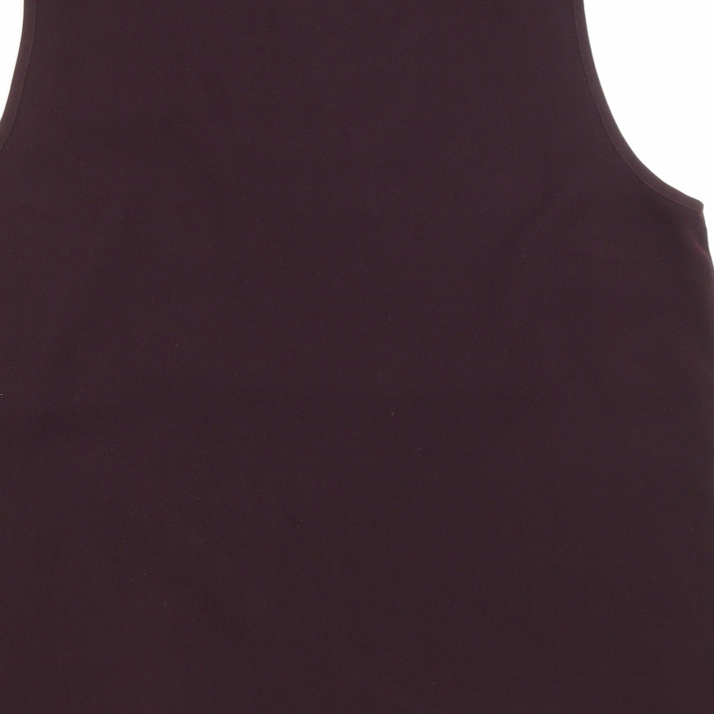 Womens UK Size 20 Kaleidoscope Purple Basic Tank
