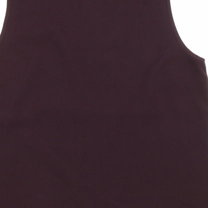 Womens UK Size 20 Kaleidoscope Purple Basic Tank