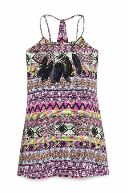 Womens UK Size 8 Ribbon Multicoloured Basic Tank