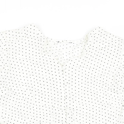 Womens UK Size 12 Preworn White Basic Blouse