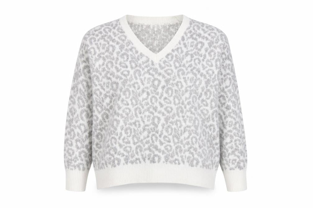 Womens UK Size M New Look Grey Pullover Jumper