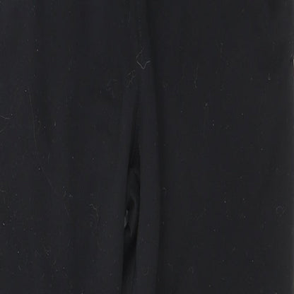 Nike Mens Black Polyester Jogger Trousers Size 26 in L24 in Regular Drawstring - Nike Air