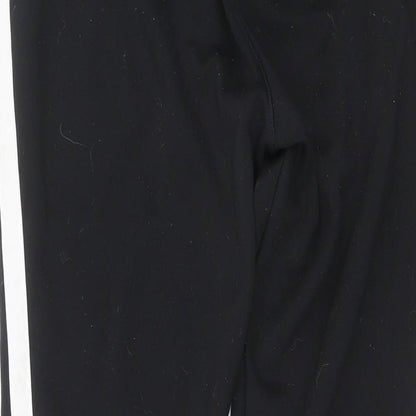 Nike Mens Black Polyester Jogger Trousers Size 26 in L24 in Regular Drawstring - Nike Air
