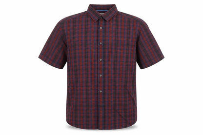 Mens UK Size L Marks and Spencer Multicoloured  Button-Up Short Sleeve Casual Sh