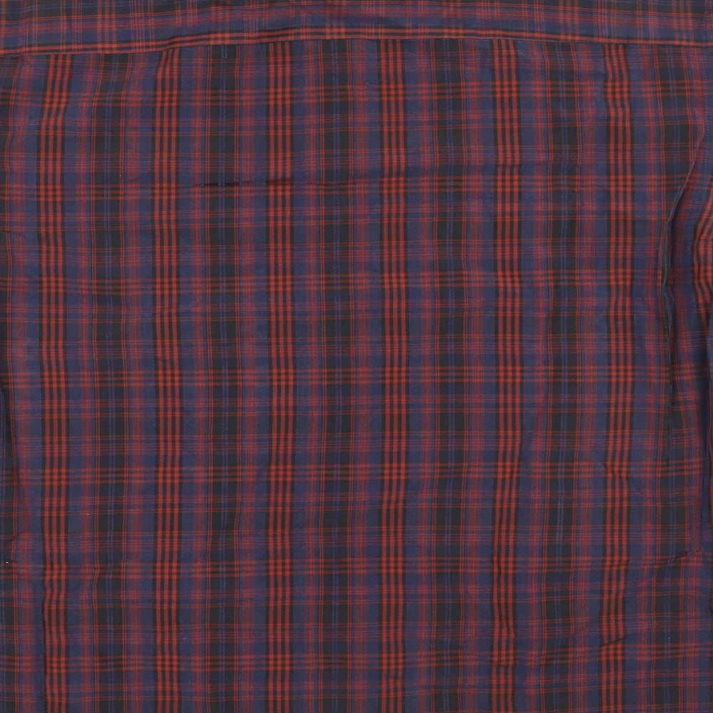 Mens UK Size L Marks and Spencer Multicoloured  Button-Up Short Sleeve Casual Sh