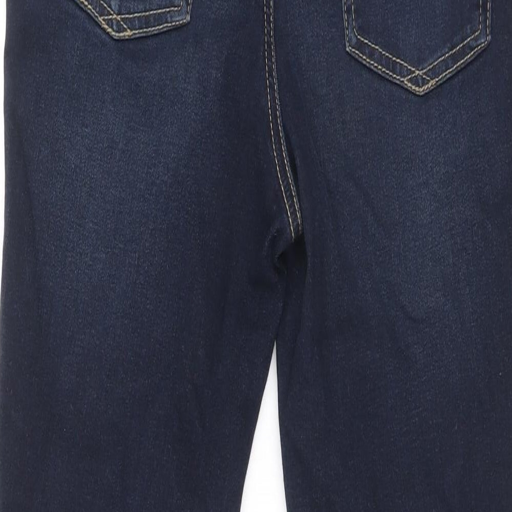 TU Womens Blue Cotton Mom Jeans Size 28 in L26 in Regular Zip