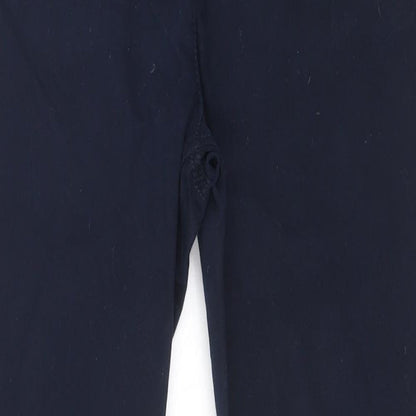 George Womens Blue Cotton Skinny Jeans Size 28 L30 in Regular Zip