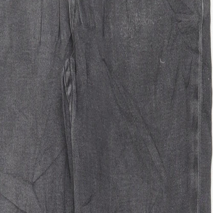 Cheap Monday Womens Grey Cotton Straight Jeans Size 30 in L26 in Regular Button