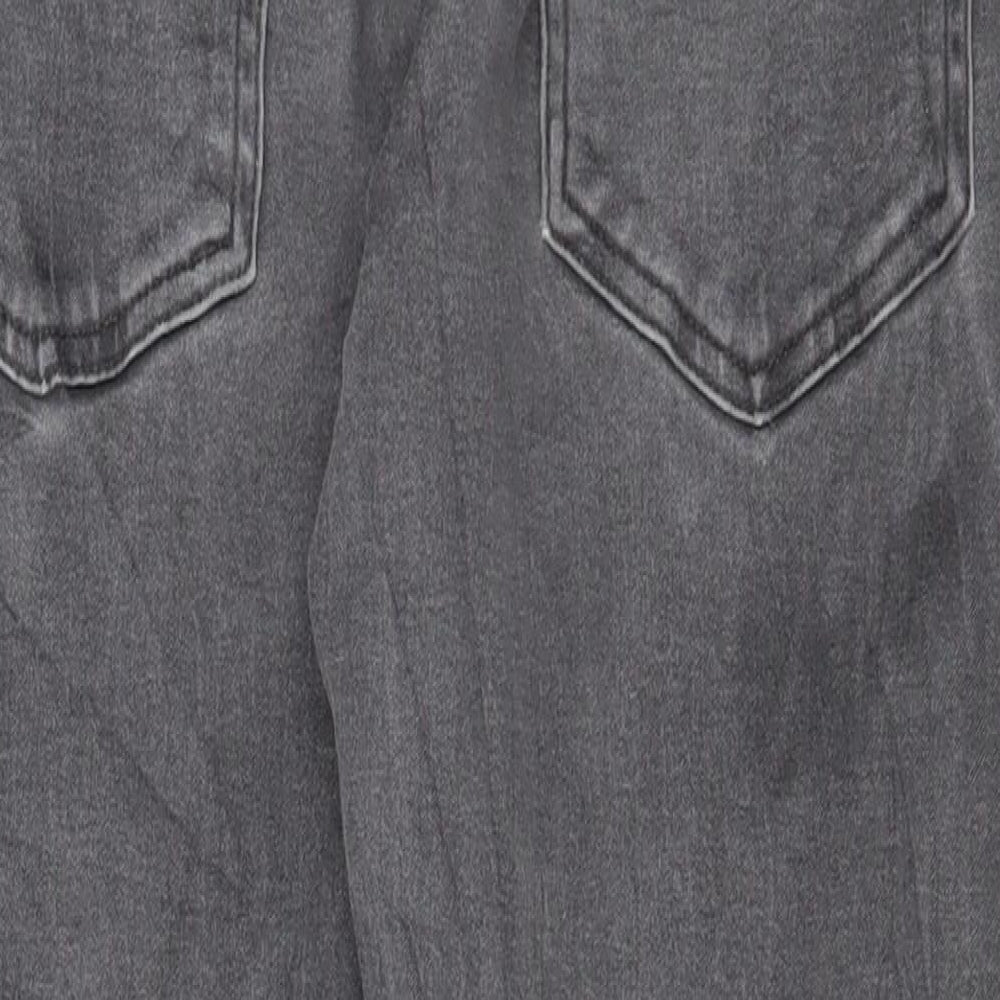 Cheap Monday Womens Grey Cotton Straight Jeans Size 30 in L26 in Regular Button