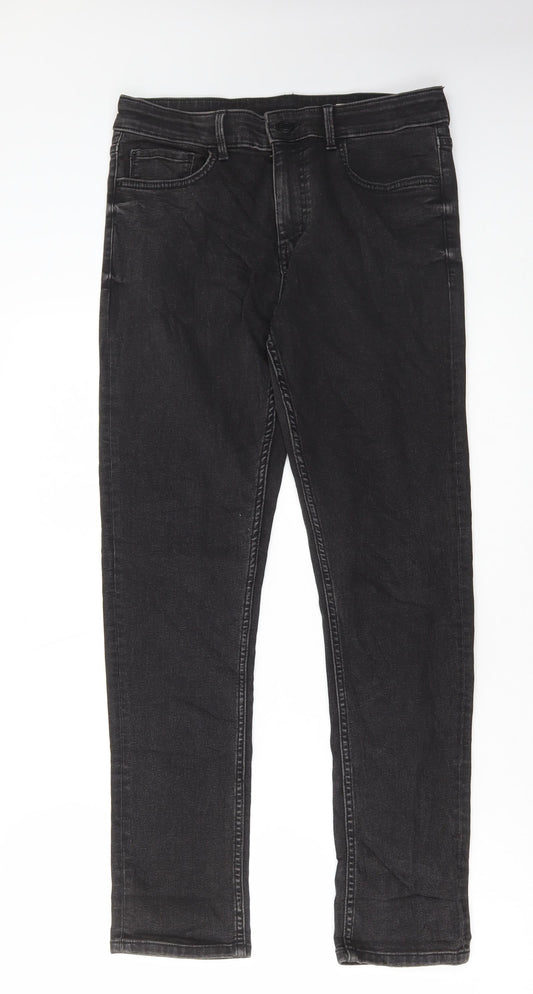 Womens UK Size 12 Marks and Spencer Regular Fit Skinny Grey Jeans