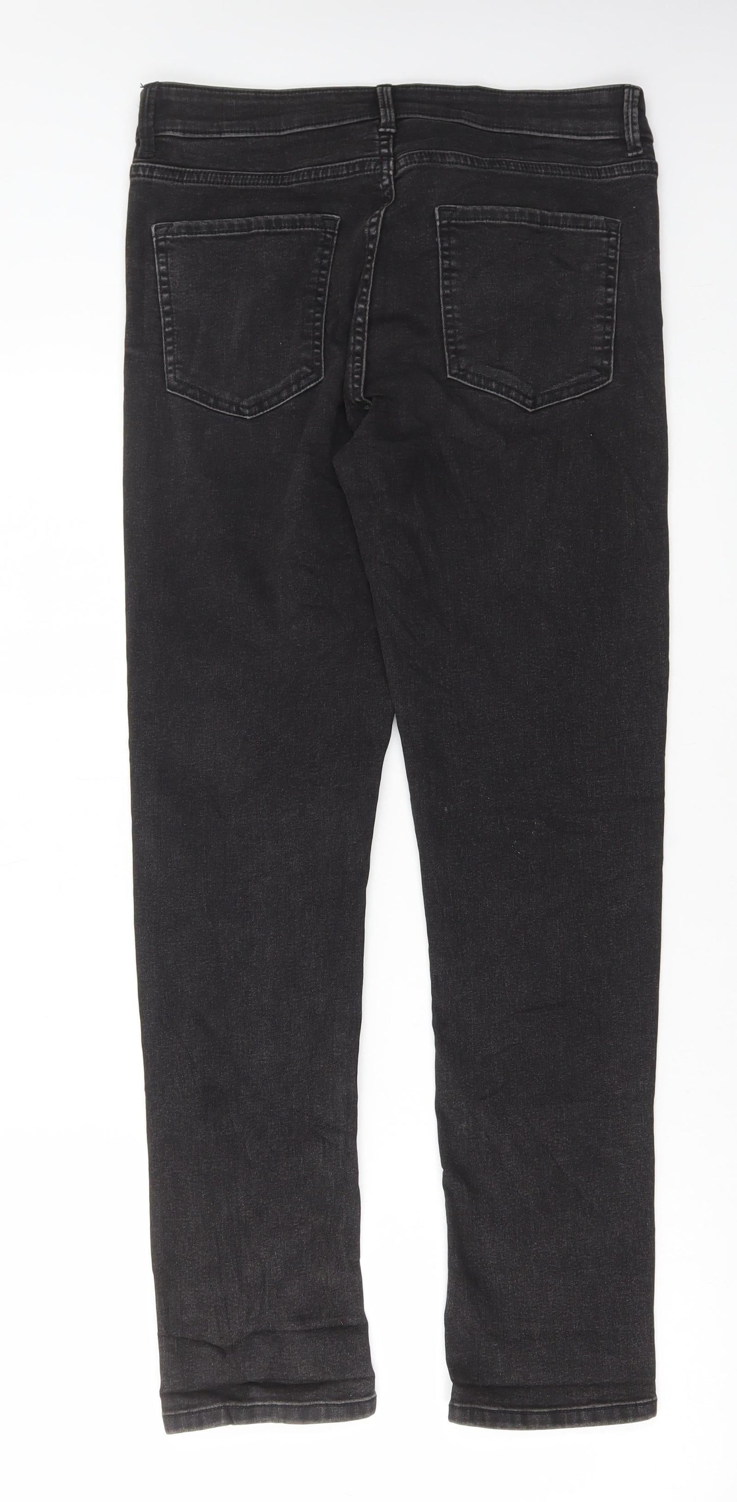 Womens UK Size 12 Marks and Spencer Regular Fit Skinny Grey Jeans