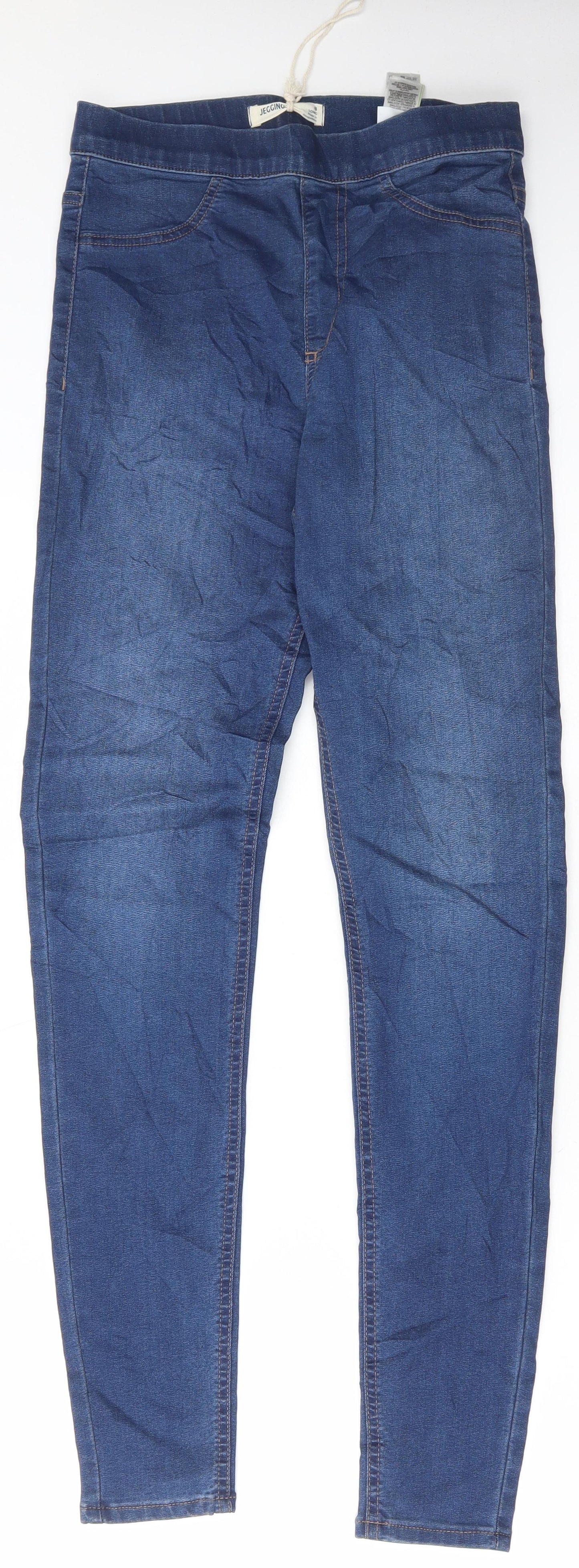 Womens UK Size 8 Marks and Spencer Regular Fit Skinny Blue Jeans