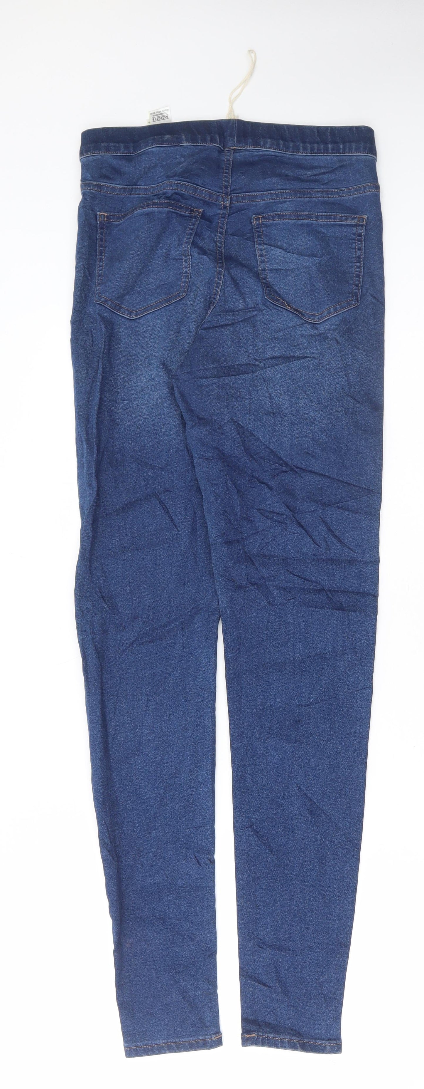 Womens UK Size 8 Marks and Spencer Regular Fit Skinny Blue Jeans