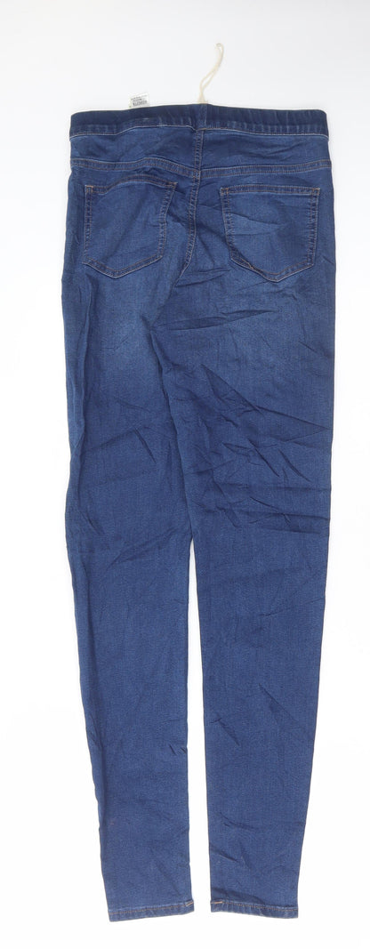 Womens UK Size 8 Marks and Spencer Regular Fit Skinny Blue Jeans