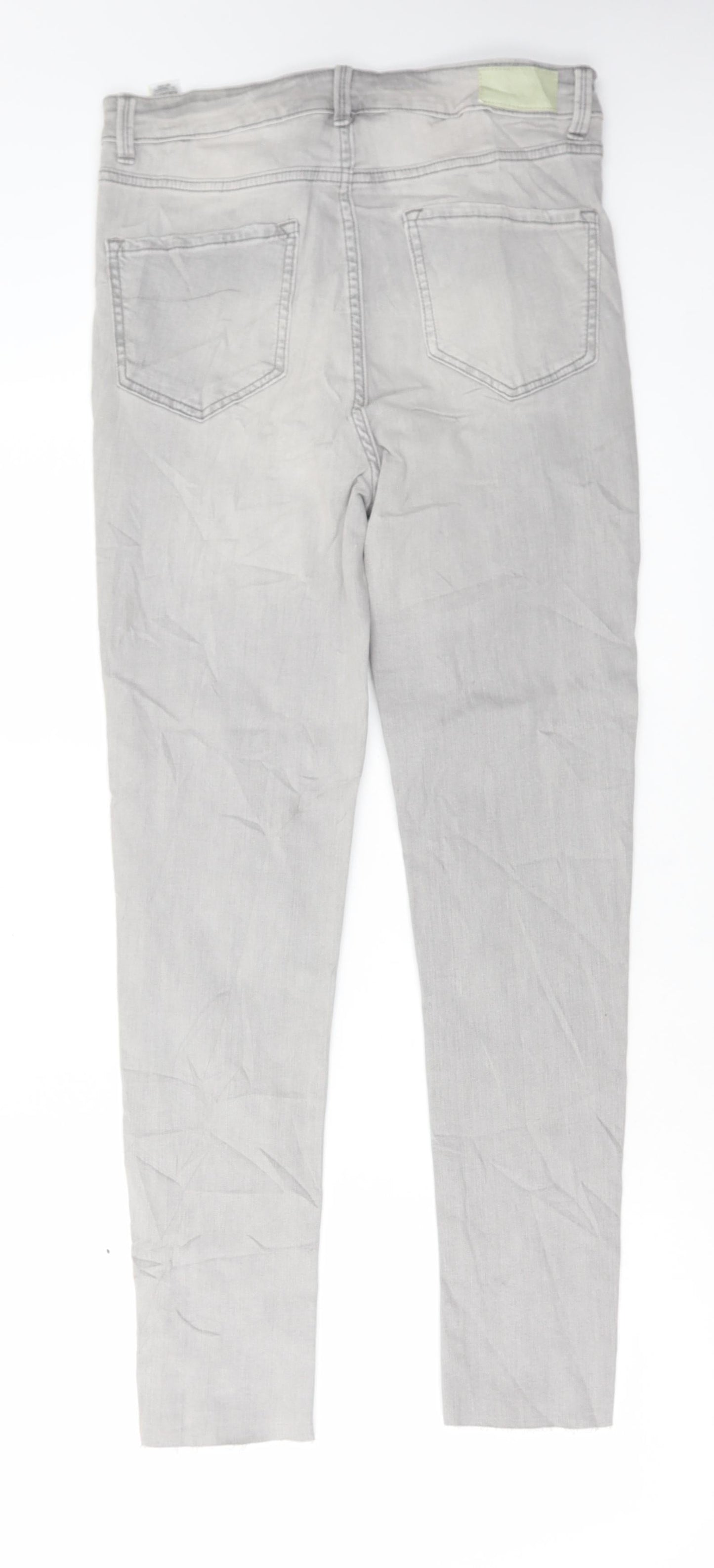 Womens UK Size 12 Marks and Spencer Regular Fit Skinny Grey Jeans
