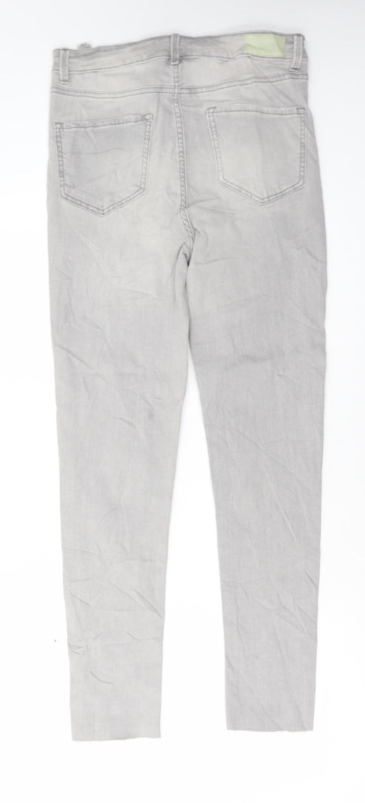 Womens UK Size 12 Marks and Spencer Regular Fit Skinny Grey Jeans
