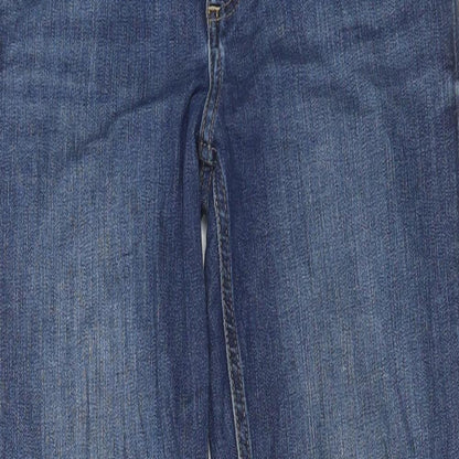 Womens UK Size 8 H&M Regular Fit Skinny Blue Jeans