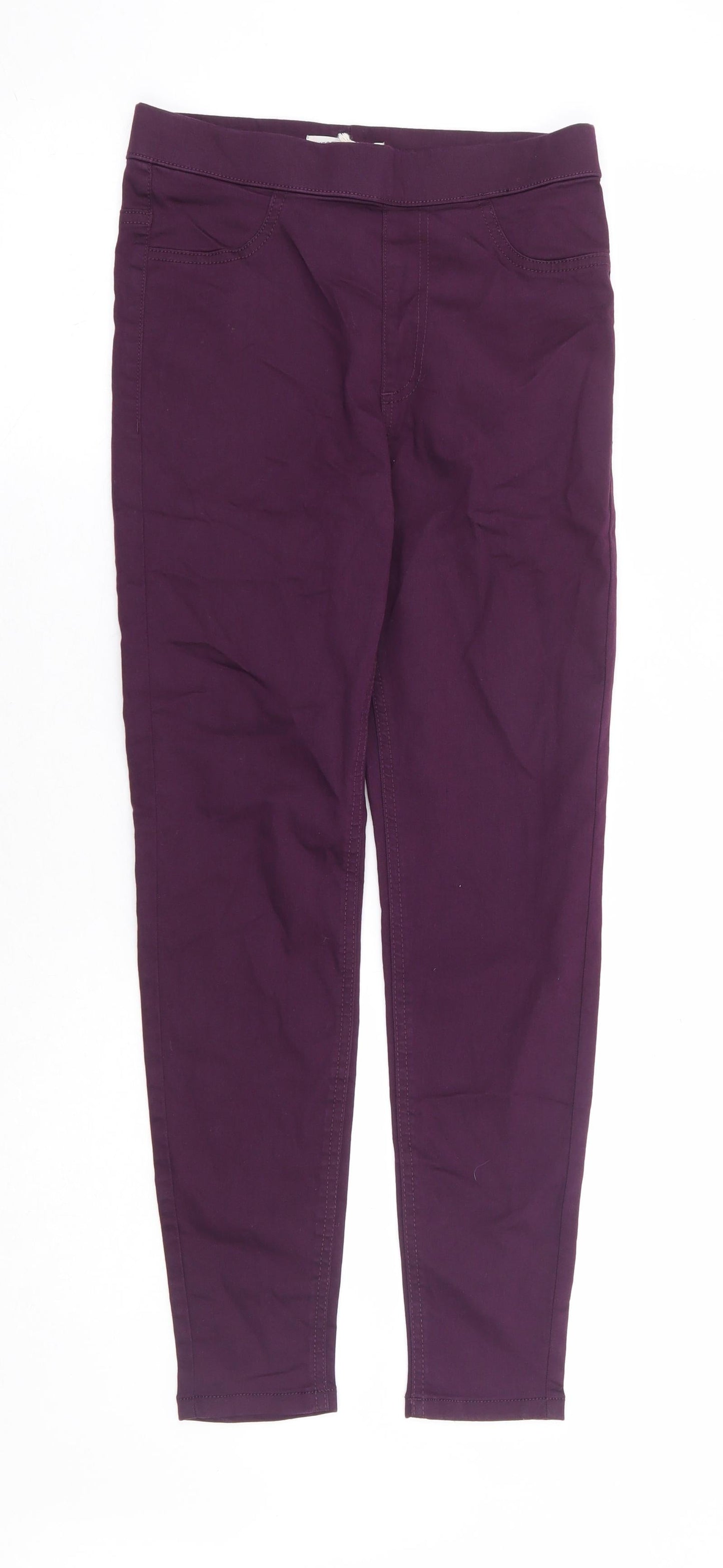 Womens UK Size 8 Marks and Spencer Regular Fit Jegging Purple Jeans