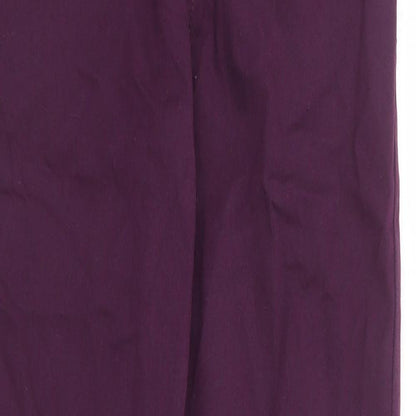 Womens UK Size 8 Marks and Spencer Regular Fit Jegging Purple Jeans