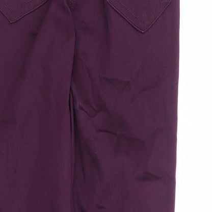 Womens UK Size 8 Marks and Spencer Regular Fit Jegging Purple Jeans