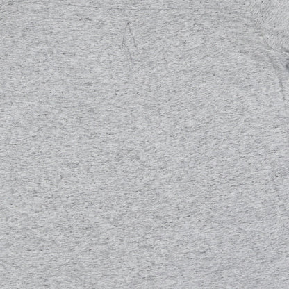 F&F Womens Grey Polyester Basic T-Shirt Size 14 Round Neck - Pocket