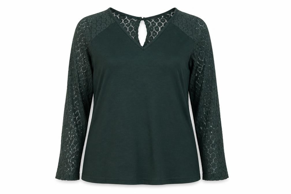 Womens UK Size M SheIn Green Basic T-Shirt