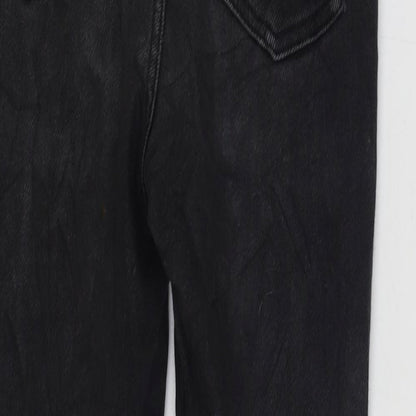 New Look Womens Black Cotton Skinny Jeans Size 10 L24 in Regular Zip