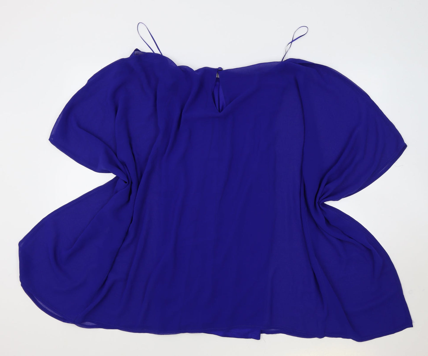 Womens UK Size 14 JD Williams Blue Tunic Blouse
