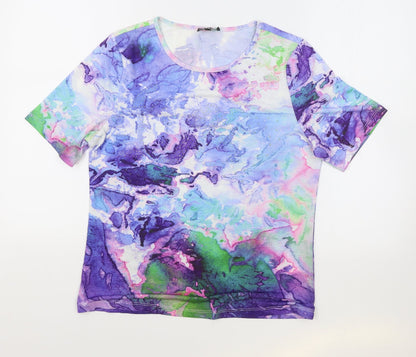 Womens UK Size S Casamia Multicoloured Basic T-Shirt