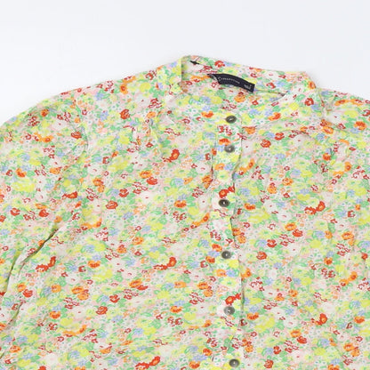 Womens UK Size 8 Marks and Spencer Yellow Basic Blouse