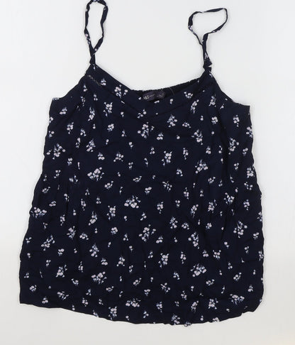 Womens UK Size 10 Marks and Spencer Blue Camisole Tank