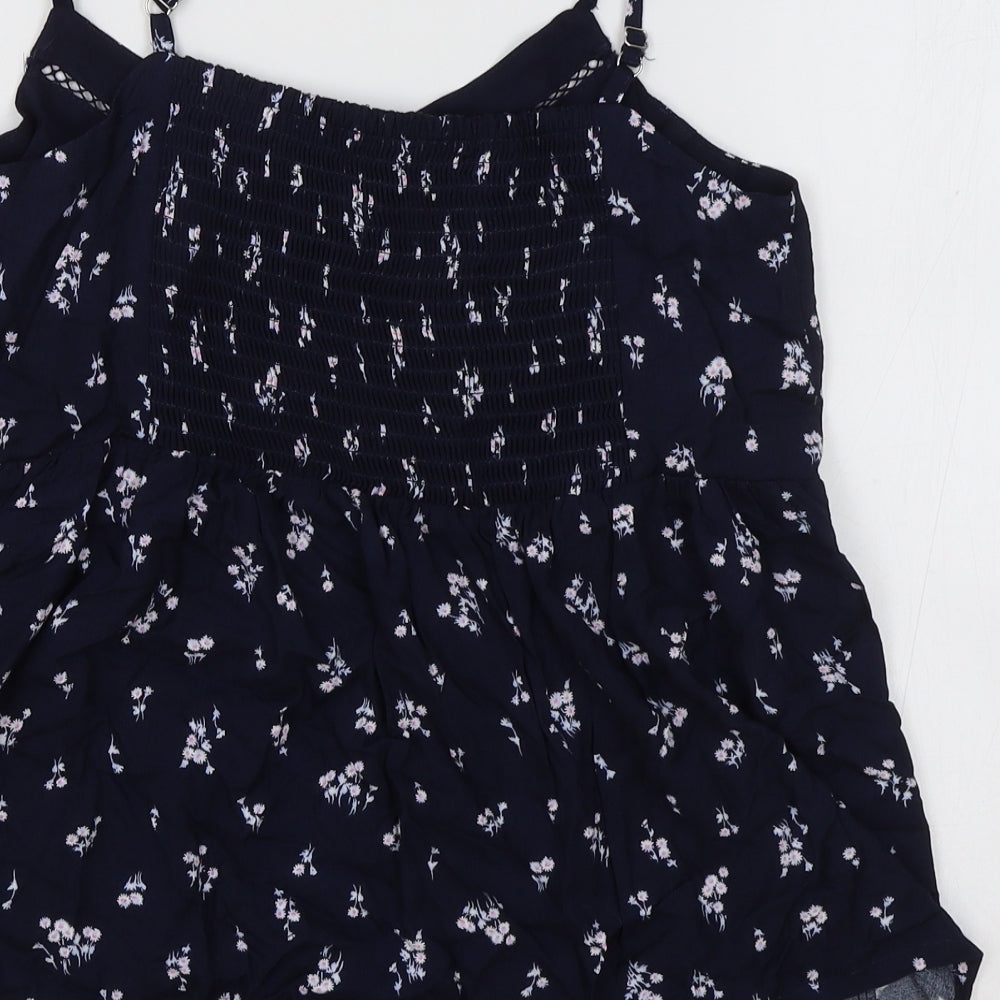 Womens UK Size 10 Marks and Spencer Blue Camisole Tank