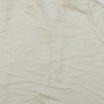 Womens UK Size 20 Marks and Spencer Ivory Basic Button-Up