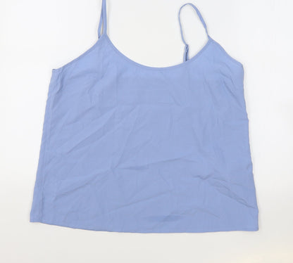 Womens UK Size 12 Marks and Spencer Blue Basic Tank