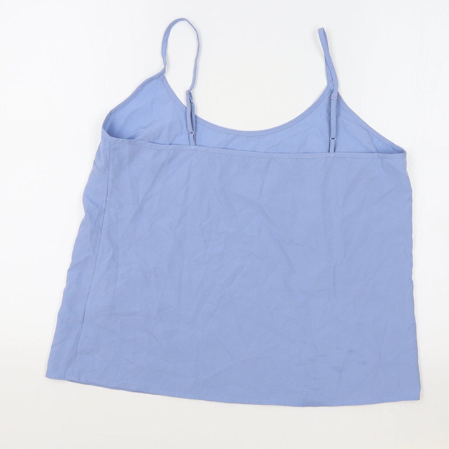 Womens UK Size 12 Marks and Spencer Blue Basic Tank