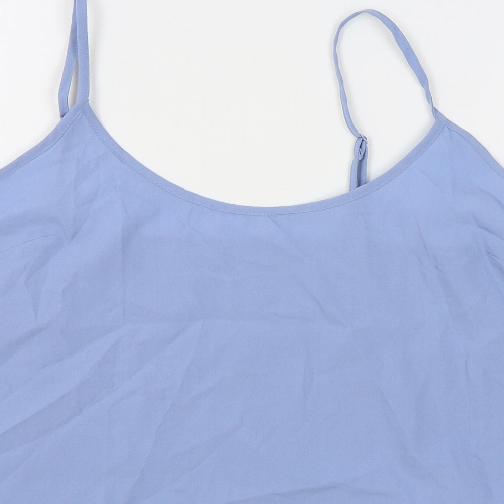 Womens UK Size 12 Marks and Spencer Blue Basic Tank