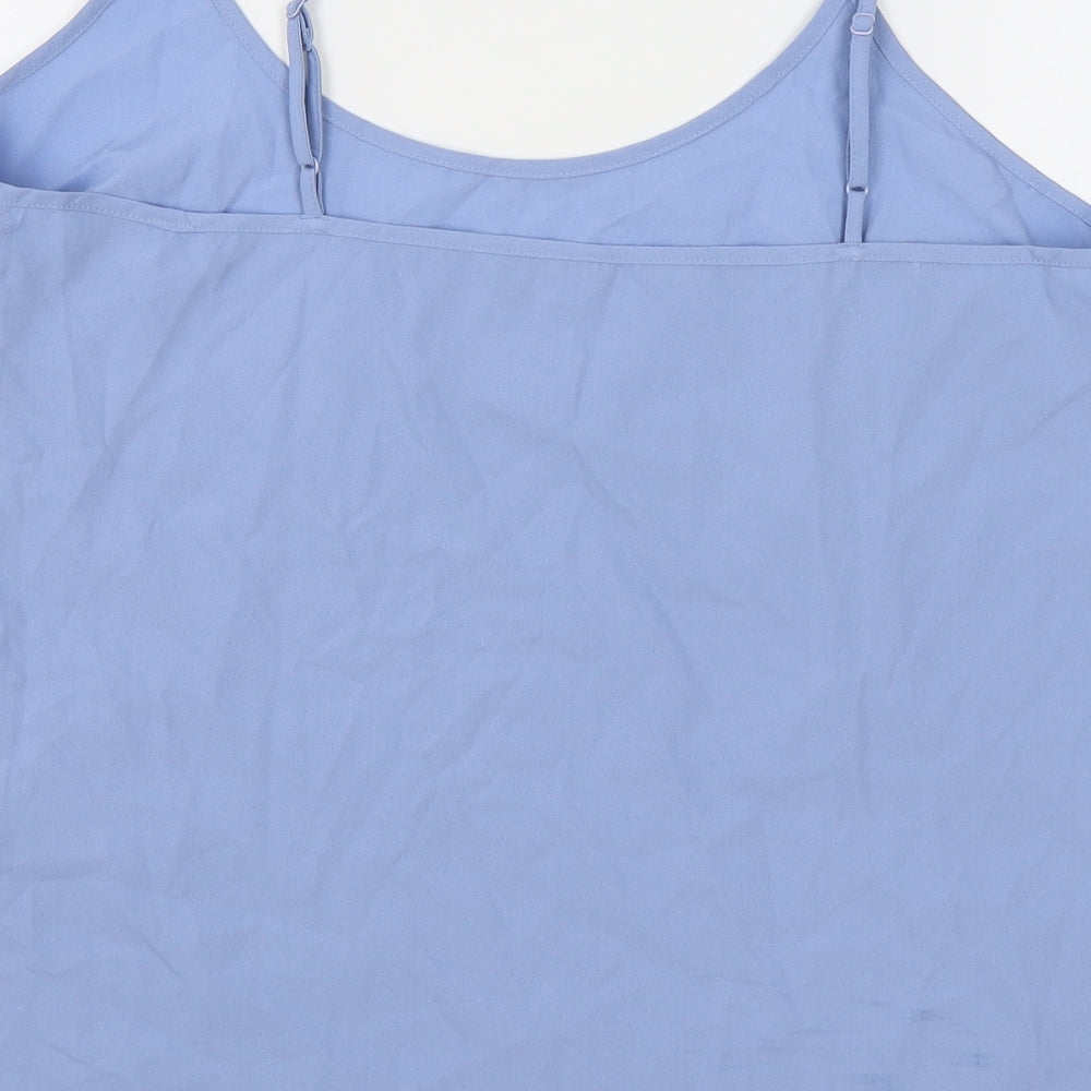 Womens UK Size 12 Marks and Spencer Blue Basic Tank