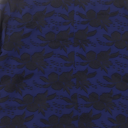 Womens UK Size 10 Finery Blue Basic Blouse