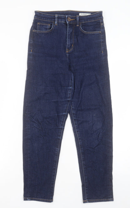 Womens UK Size 8 Marks and Spencer Regular Fit Straight Blue Jeans