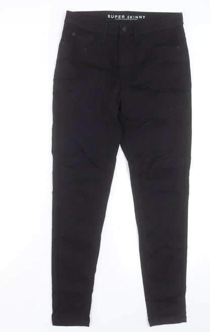 Womens UK Size 28 in Marks and Spencer Regular Fit Skinny Black Jeans