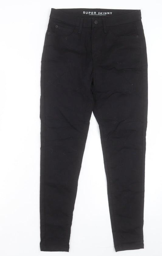 Womens UK Size 28 in Marks and Spencer Regular Fit Skinny Black Jeans