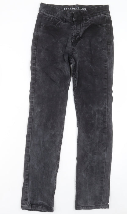 Womens UK Size 8 Marks and Spencer Regular Fit Straight Black Jeans