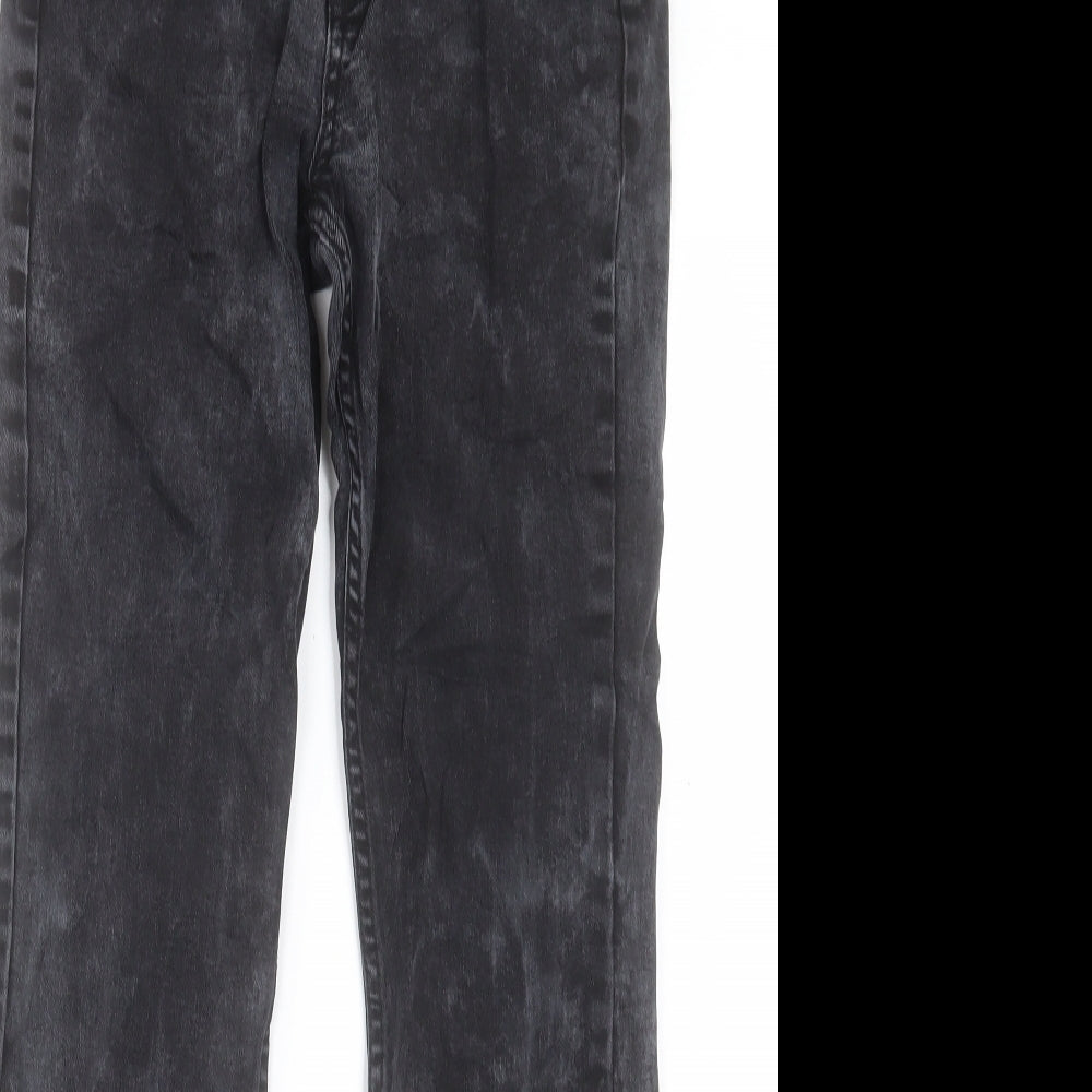 Womens UK Size 8 Marks and Spencer Regular Fit Straight Black Jeans