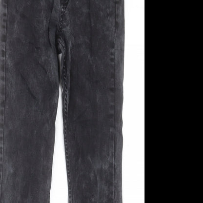Womens UK Size 8 Marks and Spencer Regular Fit Straight Black Jeans