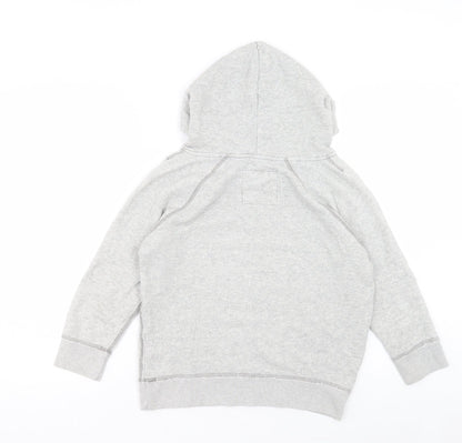 Hollister Womens Grey Cotton Pullover Hoodie Size XS Pullover